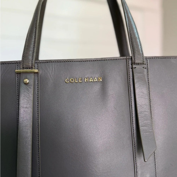 Cole Haan vestry Leather Tote Bag - Picture 3 of 14